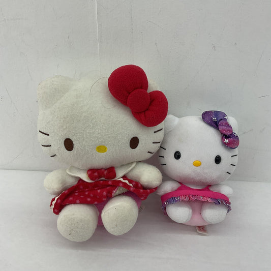 Sanrio Hello Kitty White Stuffed Animal Plush Toy Lot - Warehouse Toys