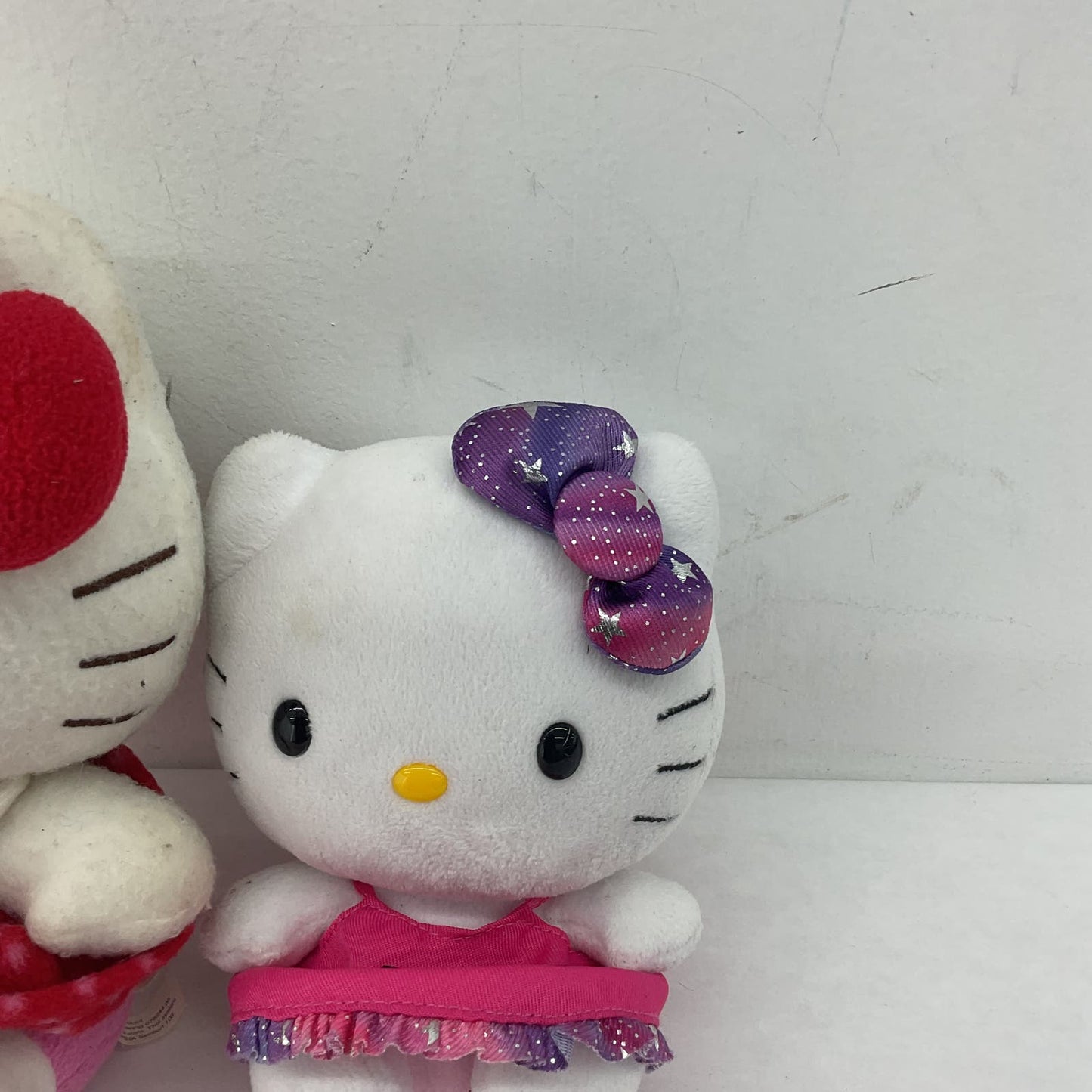 Sanrio Hello Kitty White Stuffed Animal Plush Toy Lot - Warehouse Toys