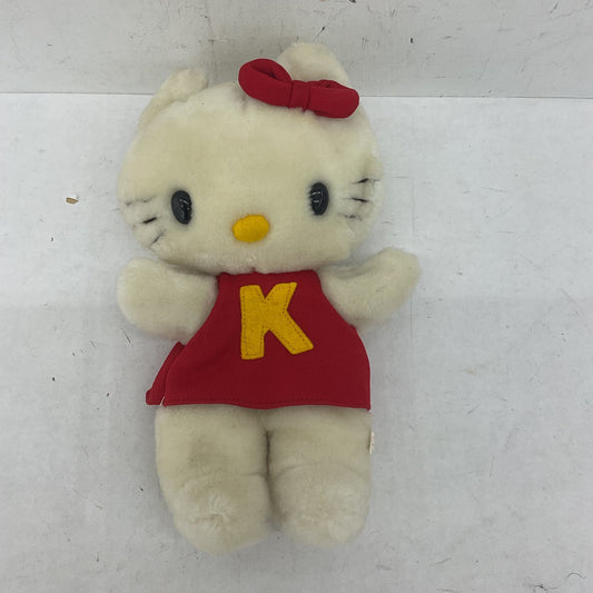 Sanrio Vintage Hello Kitty White Stuffed Animal Cat Plush - Warehouse Toys