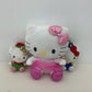 Sanrio White Mixed LOT Hello Kitty Character Plush Dolls Used - Warehouse Toys