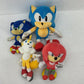 SEGA Sonic the Hedgehog Blue Stuffed Animal Plush Toy Lot Knuckles Tails - Warehouse Toys