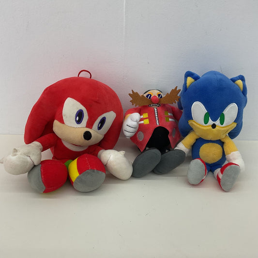 SEGA Sonic the Hedgehog Character Plush Dolls Knuckles Dr. Robotnik Stuffed Toys - Warehouse Toys