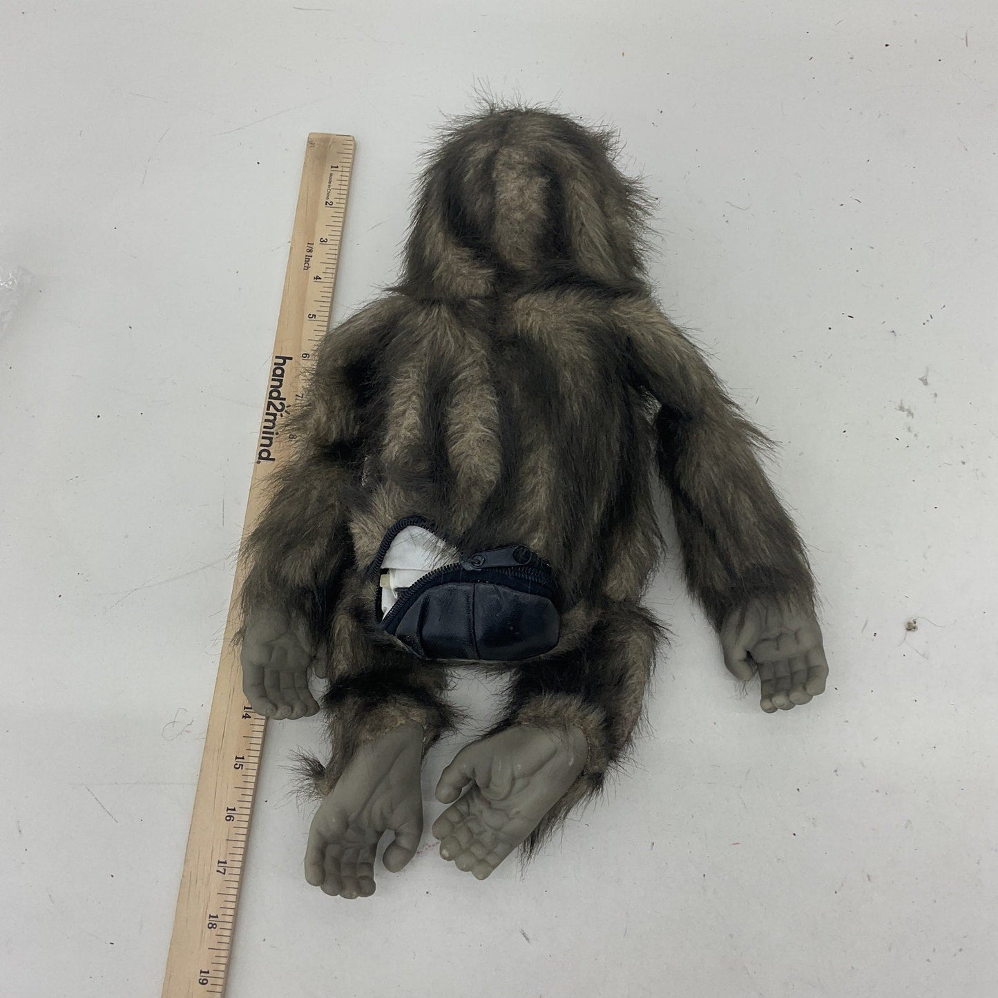 Senario Brown Monkey Interactive Plush Stuffed Animal Toy - Preowned UNTESTED - Warehouse Toys