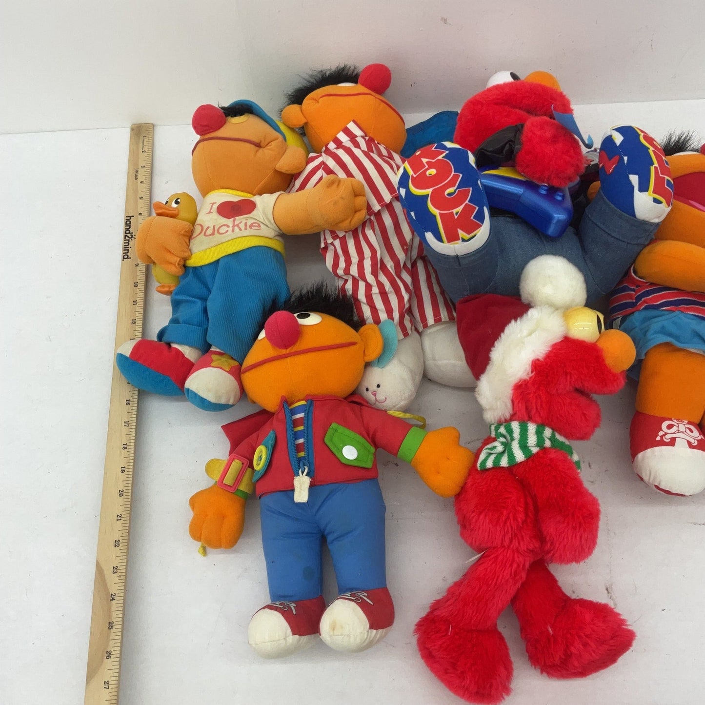 Sesame Street Characters Preowned Mixed LOT 12 lbs Plush Dolls Stuffed Animals - Warehouse Toys