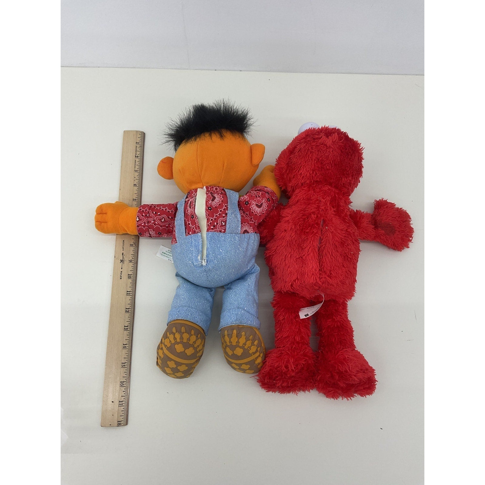 Sesame Street Ernie & Elmo Plush Dolls SOLD AS IS - Warehouse Toys