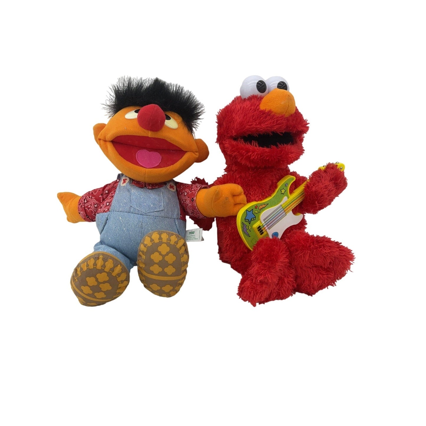 Sesame Street Ernie & Elmo Plush Dolls SOLD AS IS - Warehouse Toys