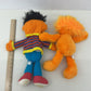 Sesame Street Plush Toys Orange Zoe Tyco Ernie Stuffed Dolls - Warehouse Toys