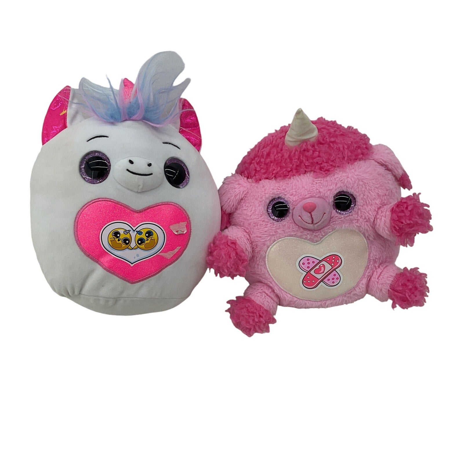 Shimmeez White Pink Character Unicorn Fairy Fantasy Plush Dolls - Warehouse Toys