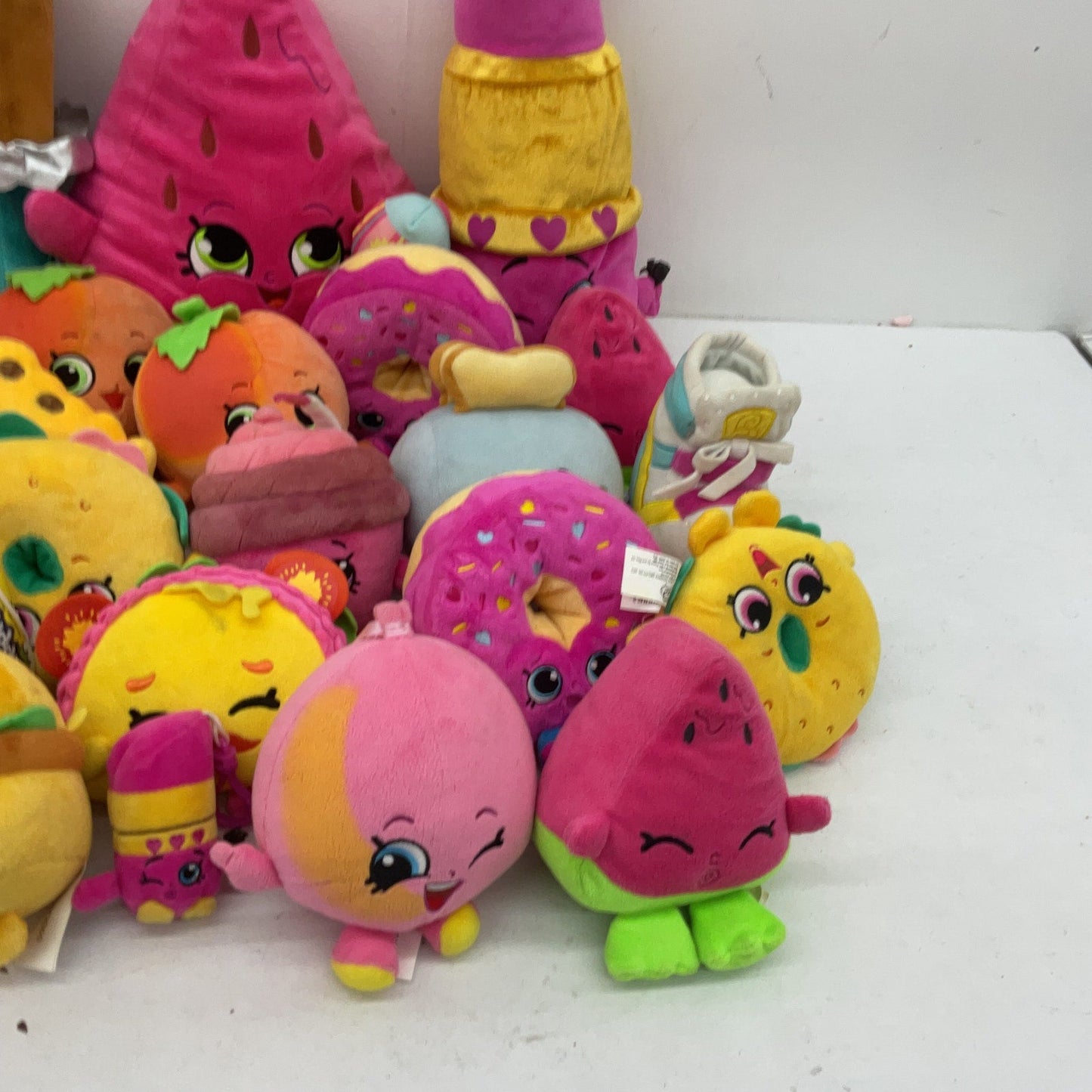 Shopkins Food Themed Character Mixed Preowned LOT 5 lbs Plush Toys Stuffed - Warehouse Toys