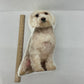 Small White Realistic Dog Photo Pillow Plush Toy - Warehouse Toys