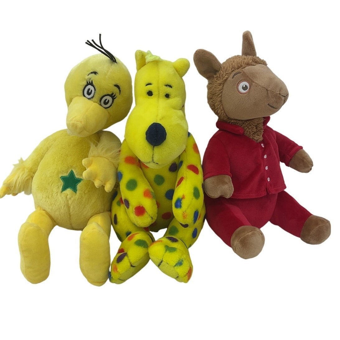 Soft Cuddly LOT Kohls Cares for Kids Dr. Seuss Zoo Sneetch Storybook Plush - Warehouse Toys