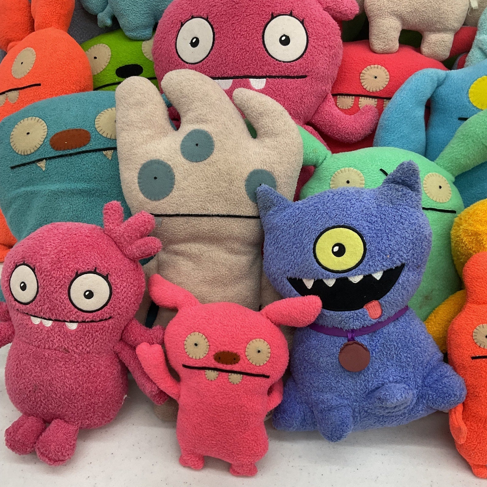 Soft Fleece Ugly Dolls Stuffed Animals Plush Monster Toys Preowned LOT 13 lbs - Warehouse Toys