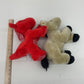 Soft Stuffed Animal LOT Brown Aurora Horse & Red Baby Dragon Valentines Dolls - Warehouse Toys