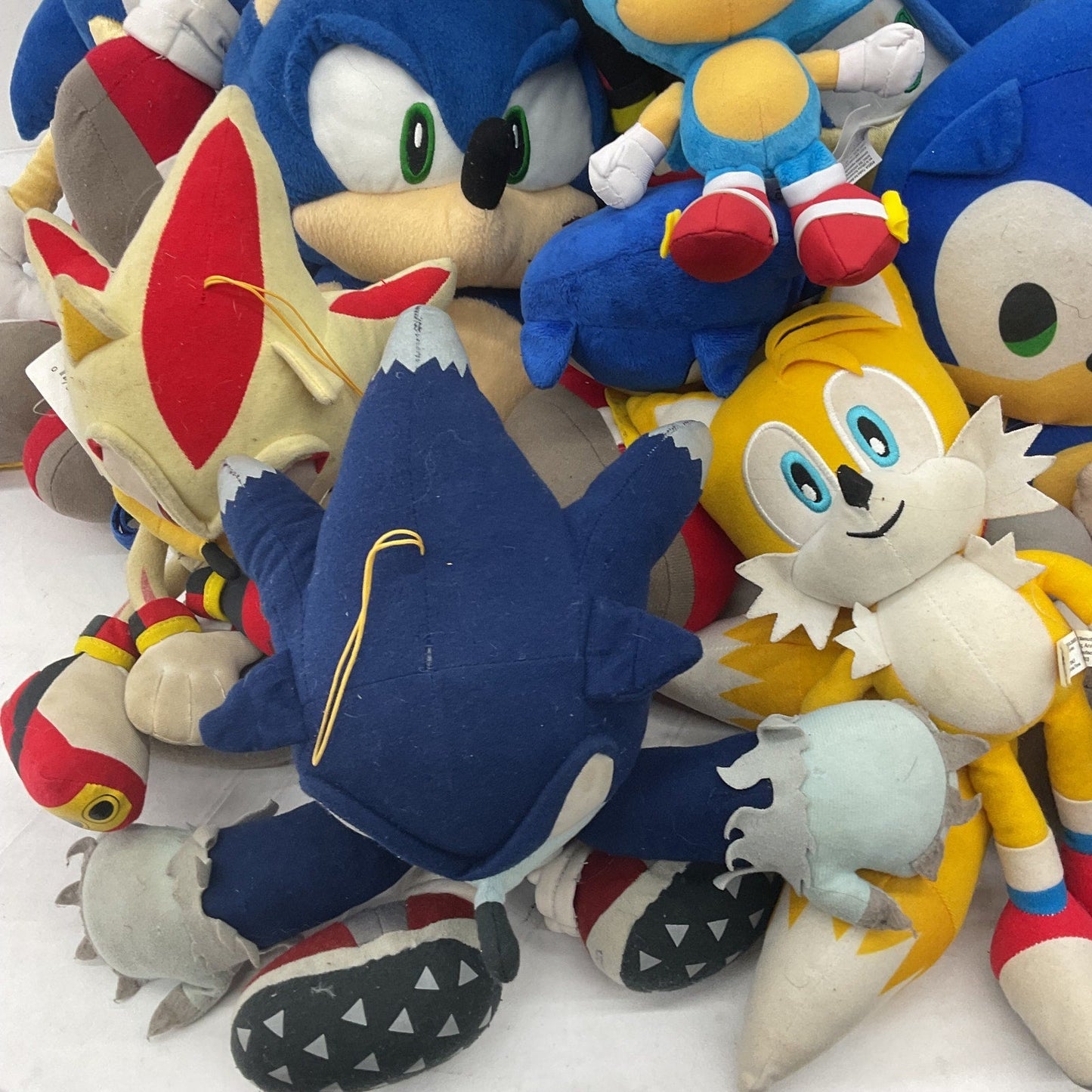 Sonic the Hedgehog Dr Robotnik Tails Mixed Stuffed Animals LOT Preowned 13 lbs - Warehouse Toys