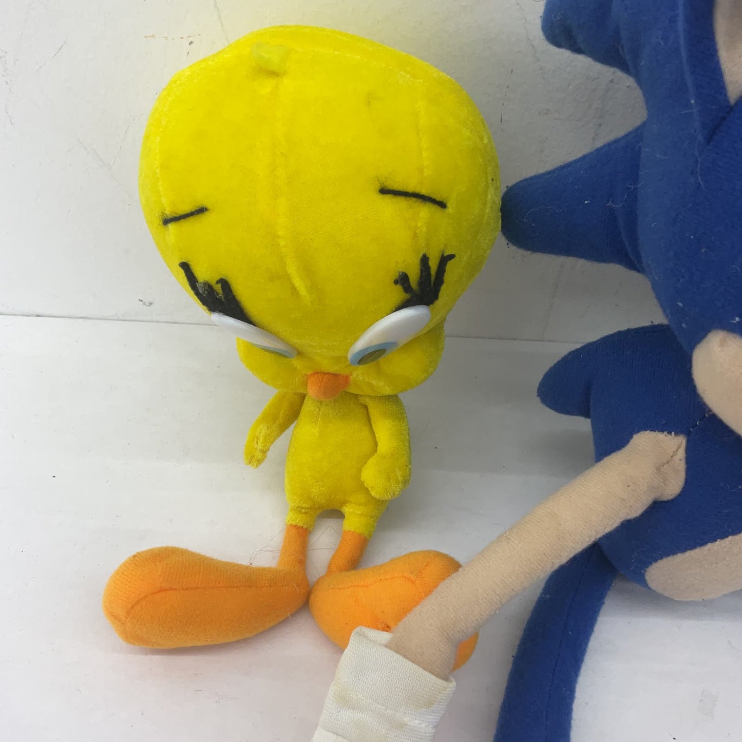 Sonic The Hedgehog Grogu Tweety Looney Tunes Star Wars Blue Stuffed Animal Lot - Warehouse Toys