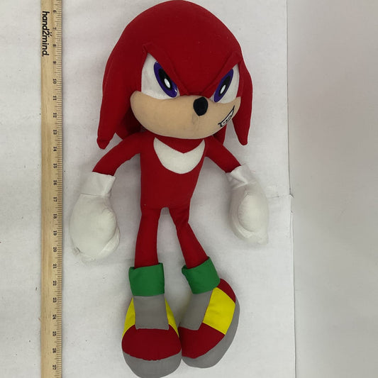 Sonic The Hedgehog Knuckles Red Stuffed Animal Toy - Warehouse Toys