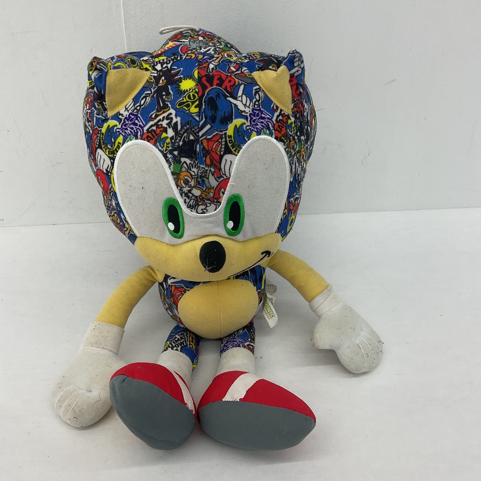 Sonic The Hedgehog Multicolor Stuffed Animal Plush Toy - Warehouse Toys