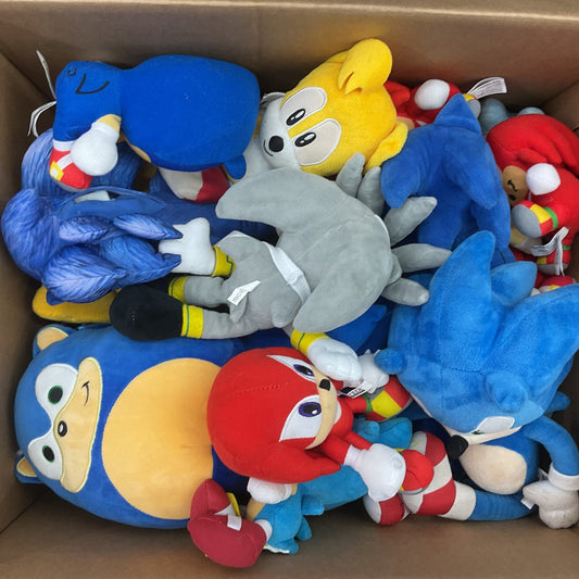 Sonic the Hedgehog Plush Toy Knuckles Shadow Blue Red Wholesale Lot - Warehouse Toys