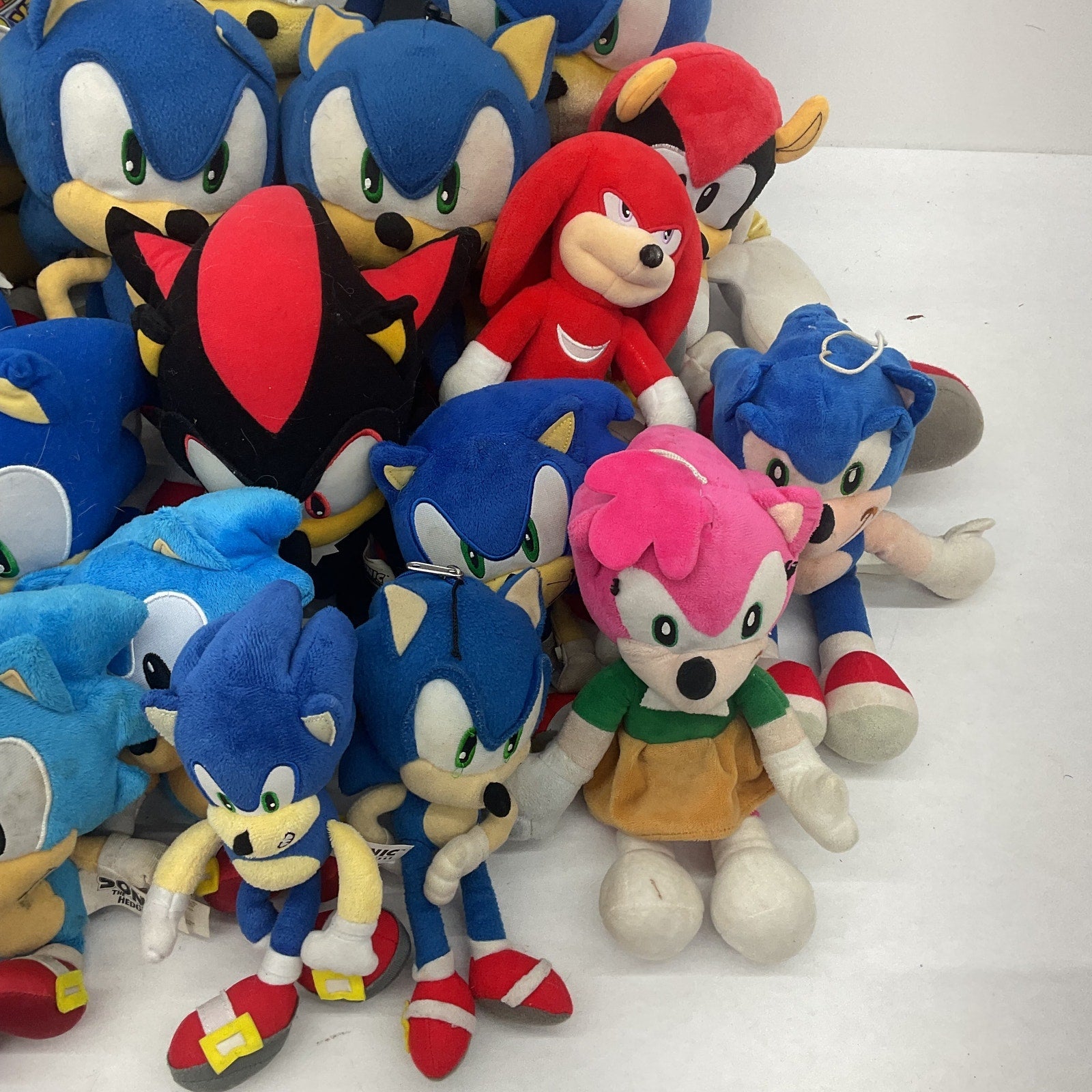 Sonic the Hedgehog Stuffed Animals Amy Shadow Tails LOT Preowned 13 lbs - Warehouse Toys