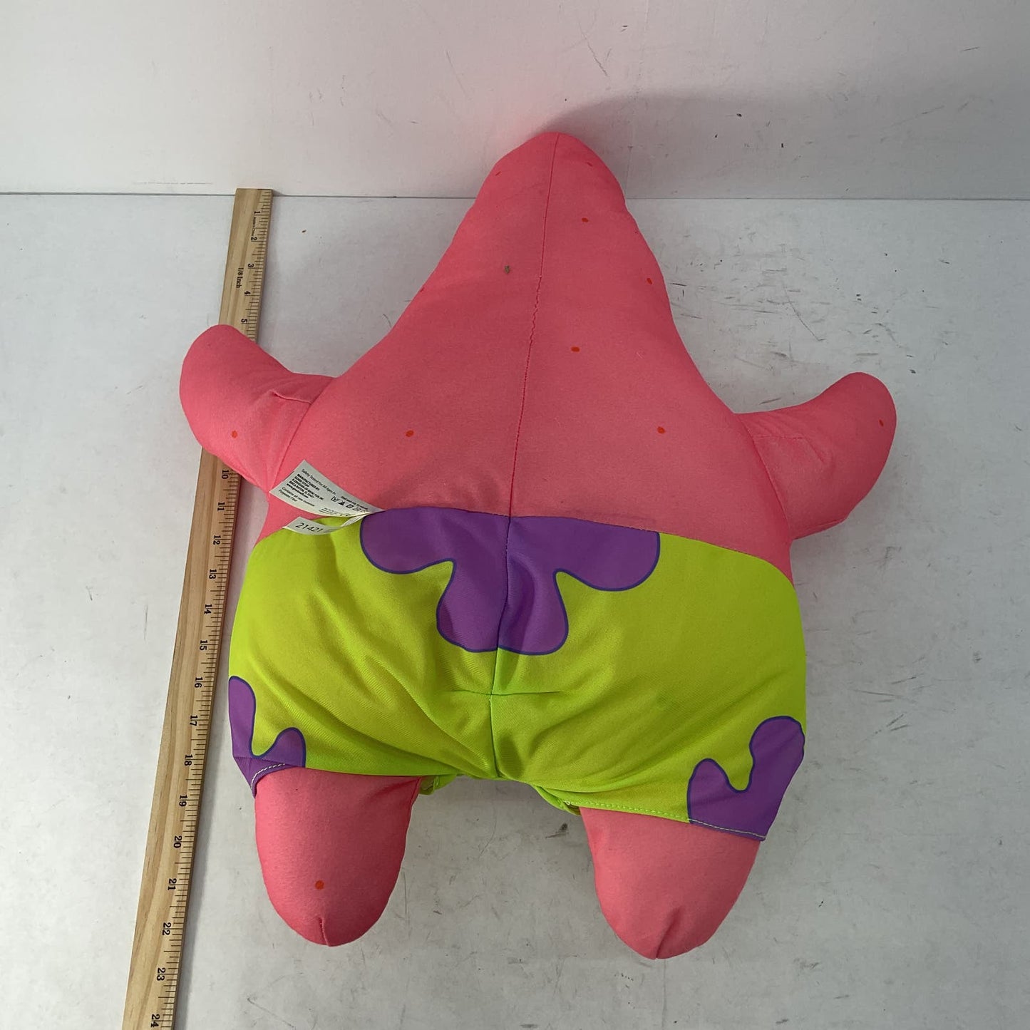 Spongebob Squarepants Patrick Starfish Viacom Pink Stuffed Animal Large Plush - Warehouse Toys