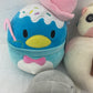 Squishmallow Stuffed Animal Penguin Dog Matt Plush Lot - Warehouse Toys