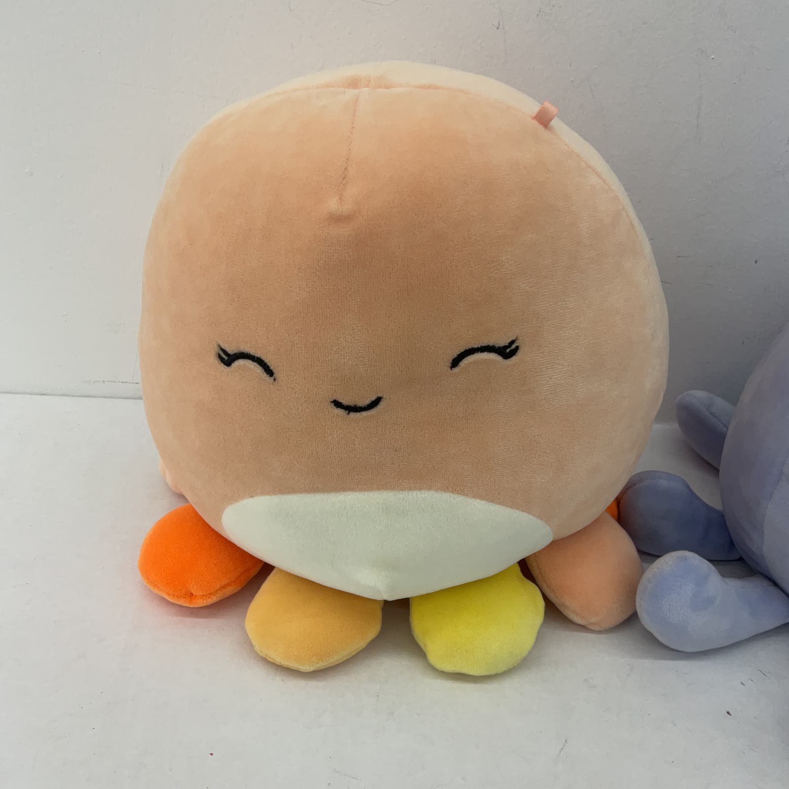 Squishmallows Blue Orange Octopus Squid Stuffed Animal Plush Toys - Warehouse Toys