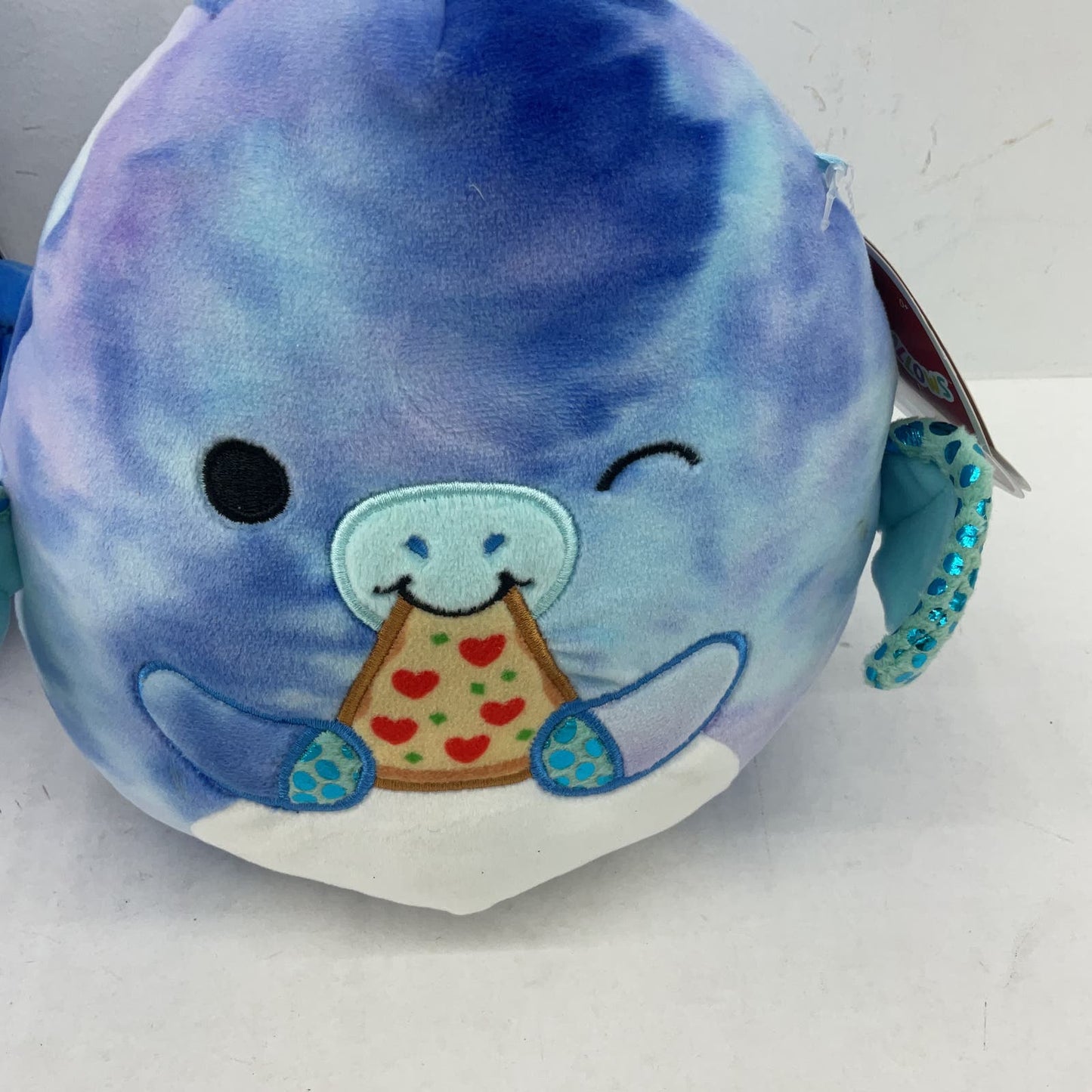 Squishmallows Blue Stuffed Animal Toy Plush Lot Fish Pizza - Warehouse Toys