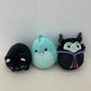 Squishmallows LOT Disney Maleficent Blue Dinosaur Black Cat Plush Dolls Stuffed - Warehouse Toys