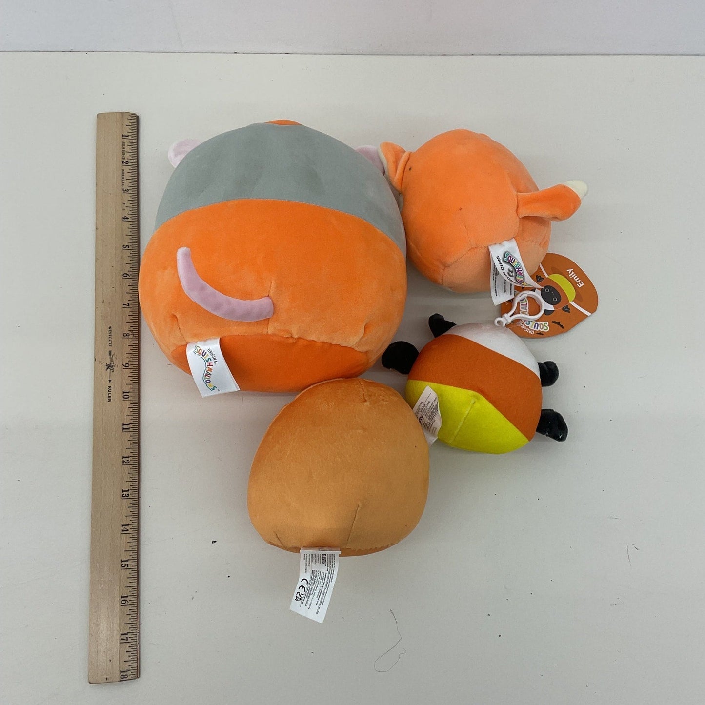 Squishmallows LOT Halloween Pumpkin Mouse Candy Corn Bat Fox Cookie - Warehouse Toys