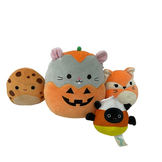 Squishmallows LOT Halloween Pumpkin Mouse Candy Corn Bat Fox Cookie - Warehouse Toys