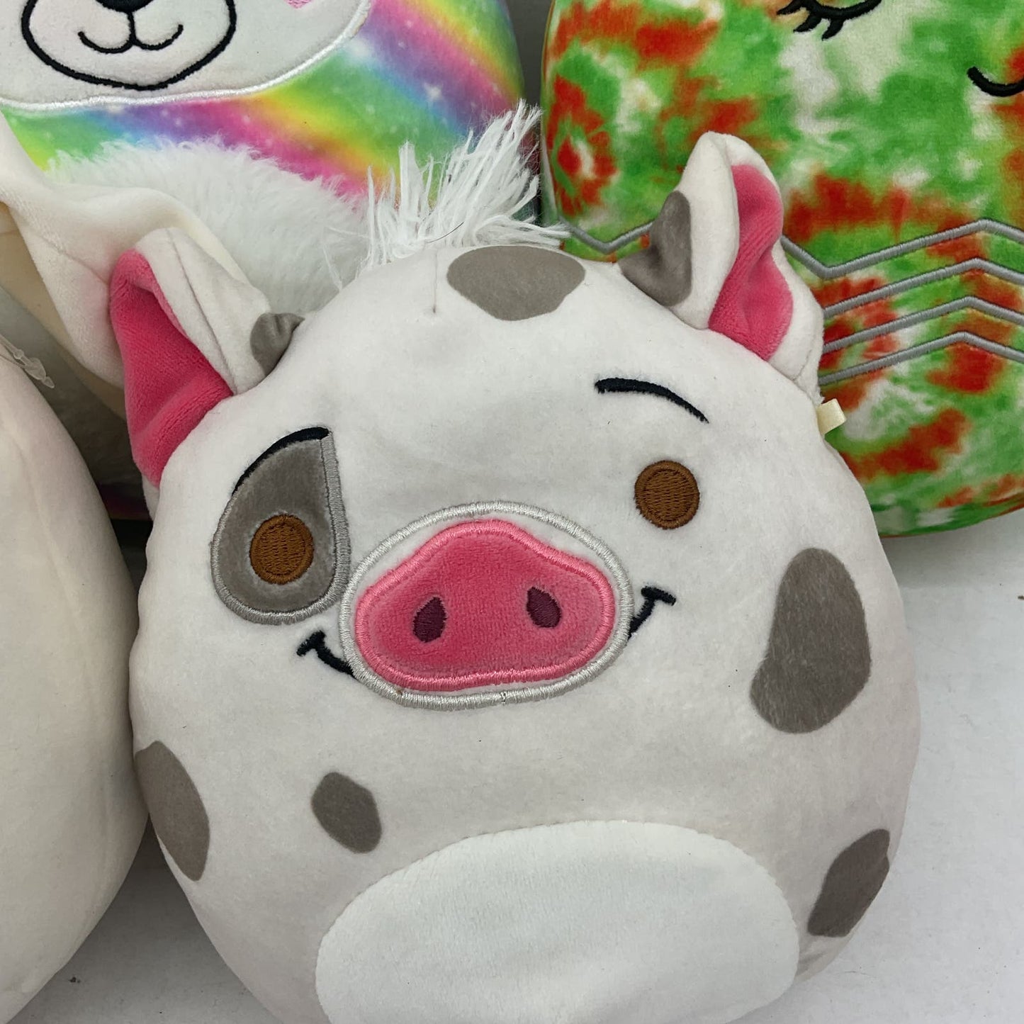 Squishmallows Multicolor Stuffed Animal Plush Lot Zebra Pig - Warehouse Toys