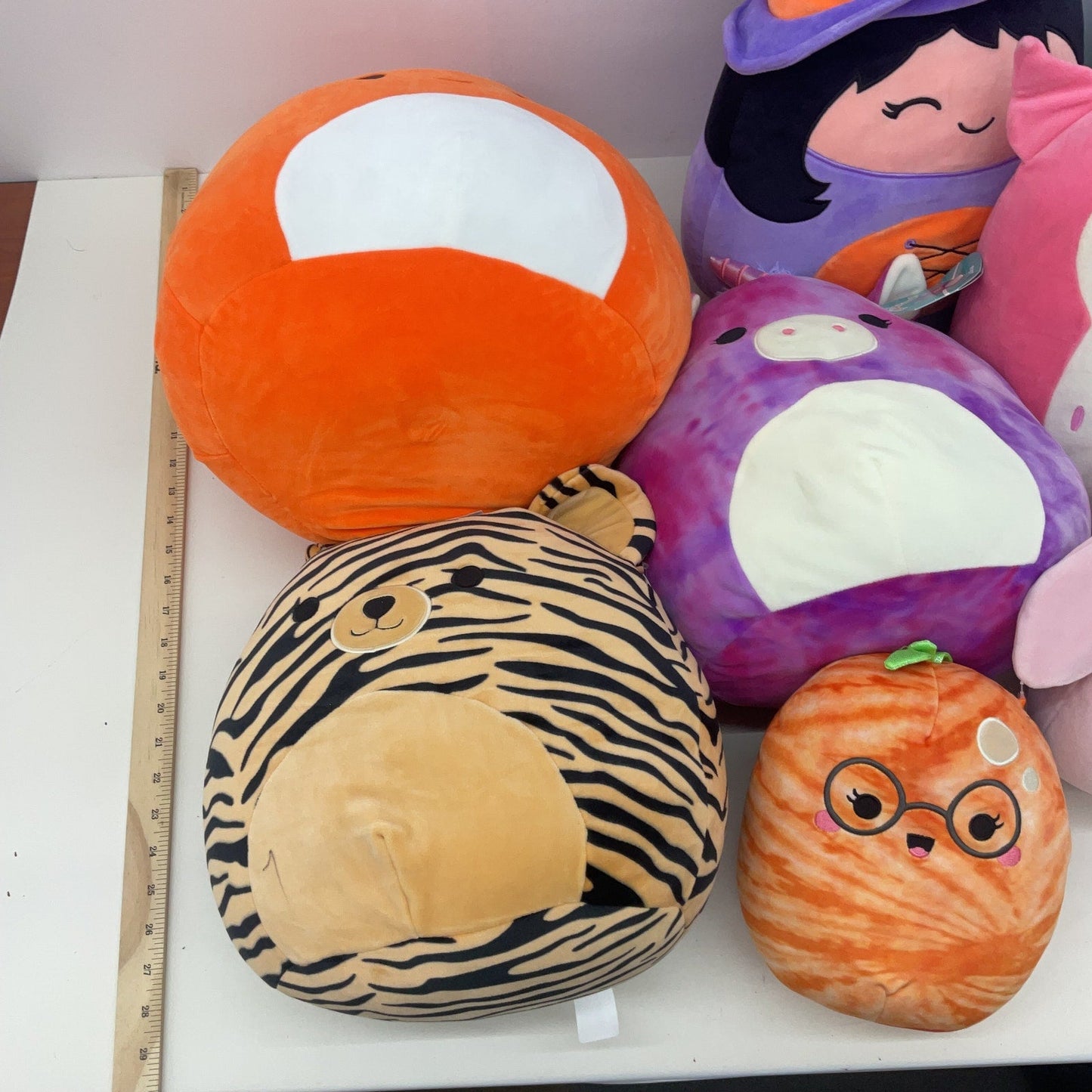 Squishmallows Multicolor Stuffed Animals 13 lbs LOT Tiger Witch Pooh Bear Disney - Warehouse Toys