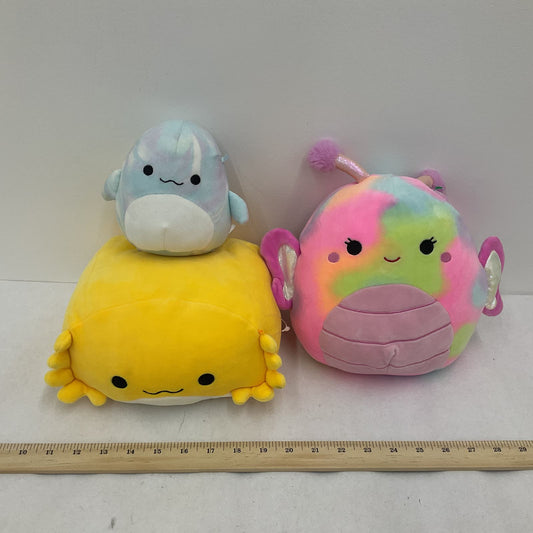 Squishmallows Multicolor Stuffed Animals Plush Lot Yellow Pink - Warehouse Toys