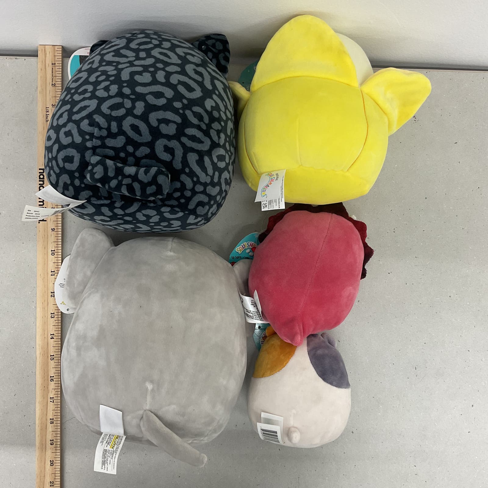 Squishmallows Pax Banana Elephant Cat Plush Toy Stuffed Lot - Warehouse Toys