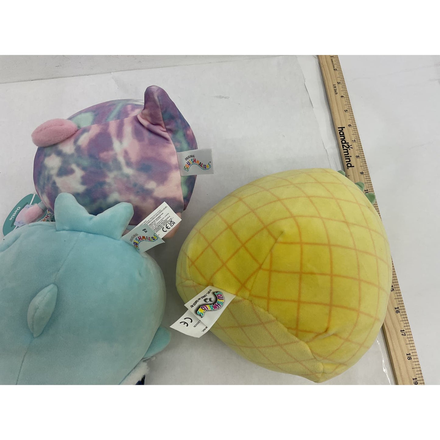 Squishmallows Pineapple Shark Multicolor Stuffed Animal - Toys & Hobbies - Warehouse Toys