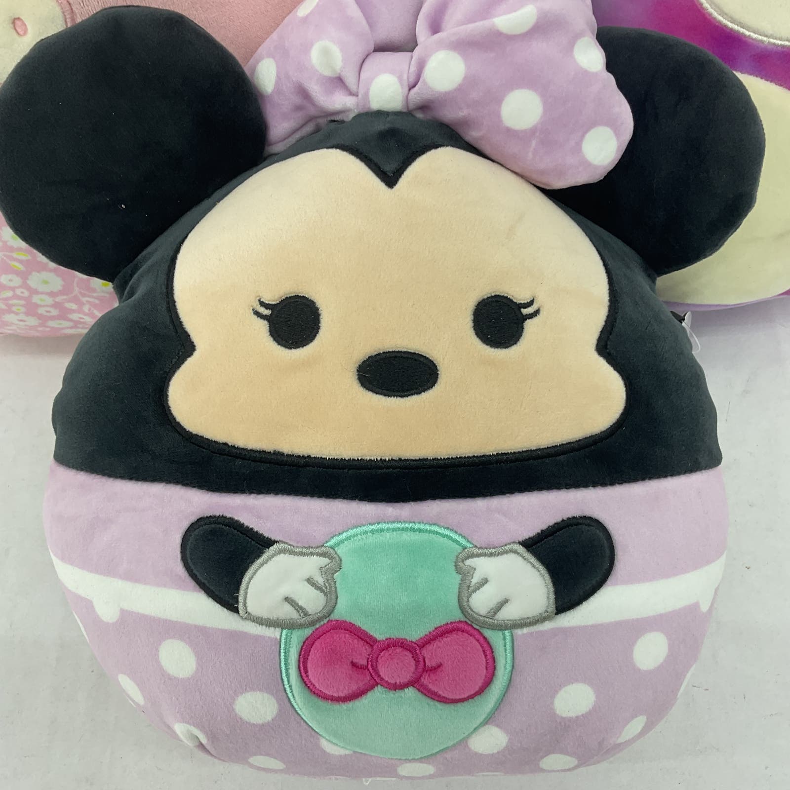 Squishmallows Pink Purple Stuffed Animals Toy Pig Minnie Mouse Used - Warehouse Toys