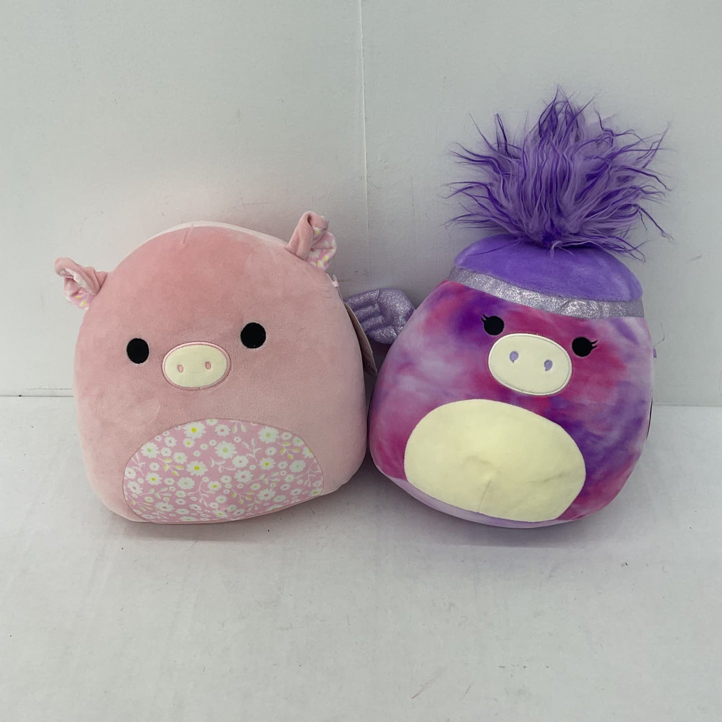 Squishmallows Pink Purple Stuffed Animals Toy Pig Minnie Mouse Used - Warehouse Toys