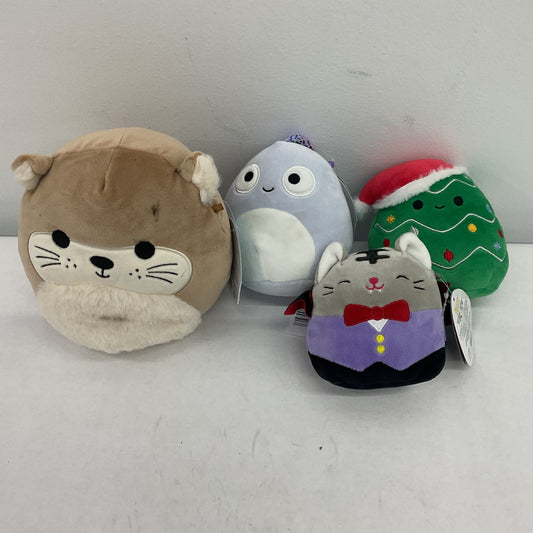 Squishmallows Plush Stuffed Animal Toy Lot Cat Mouse Christmas Tree - Warehouse Toys