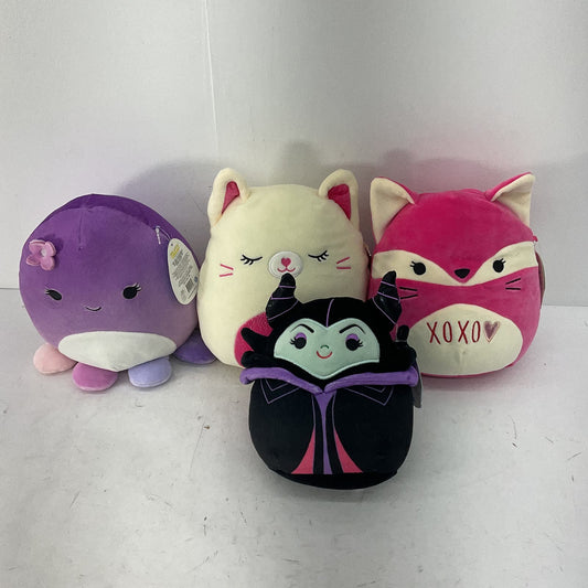 Squishmallows Plush Stuffed Animal Toy Lot Octopus Cat Fox Snow White - Warehouse Toys