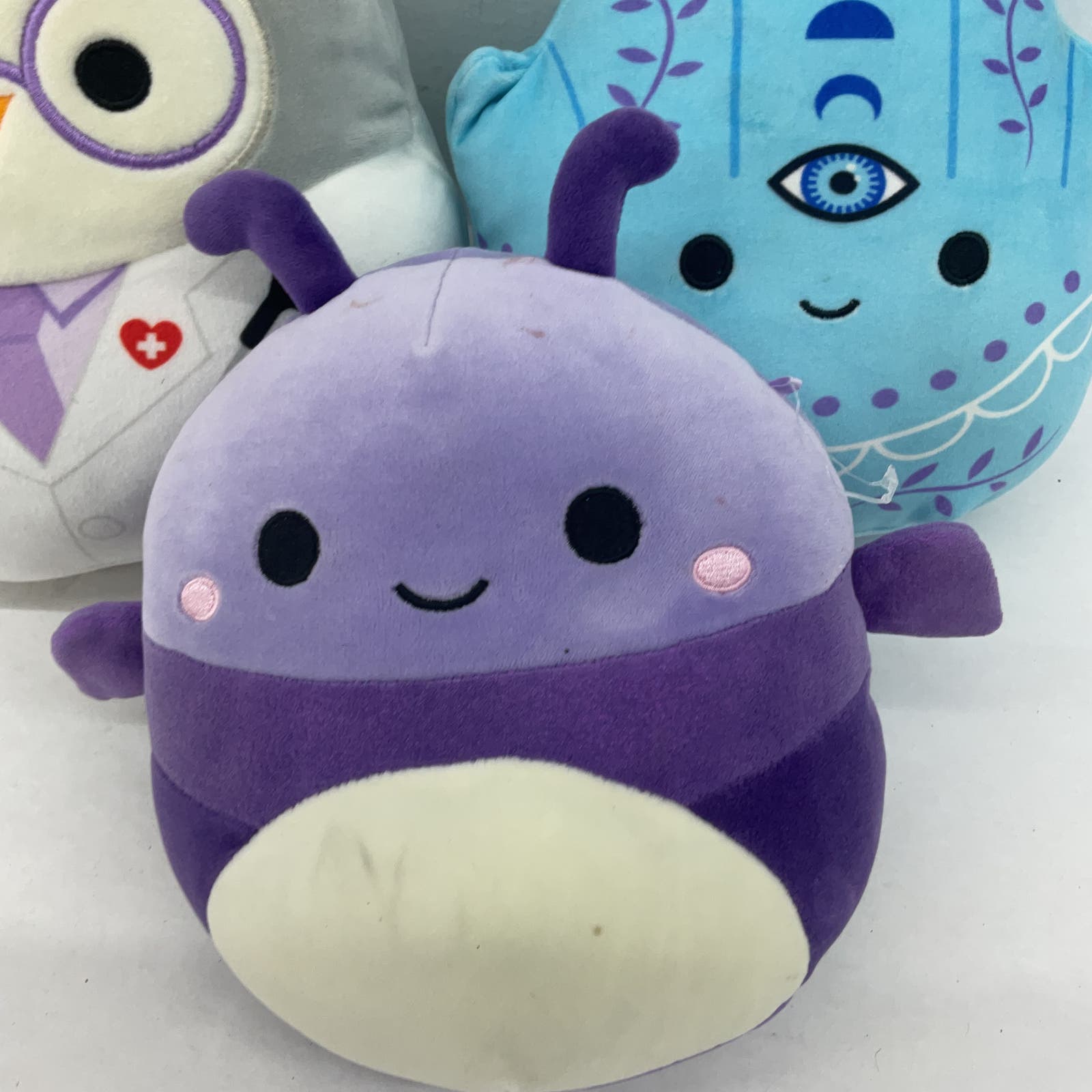 Squishmallows Plush Toy - Multicolor Purple Blue Owl Bug Toys Lot - Warehouse Toys