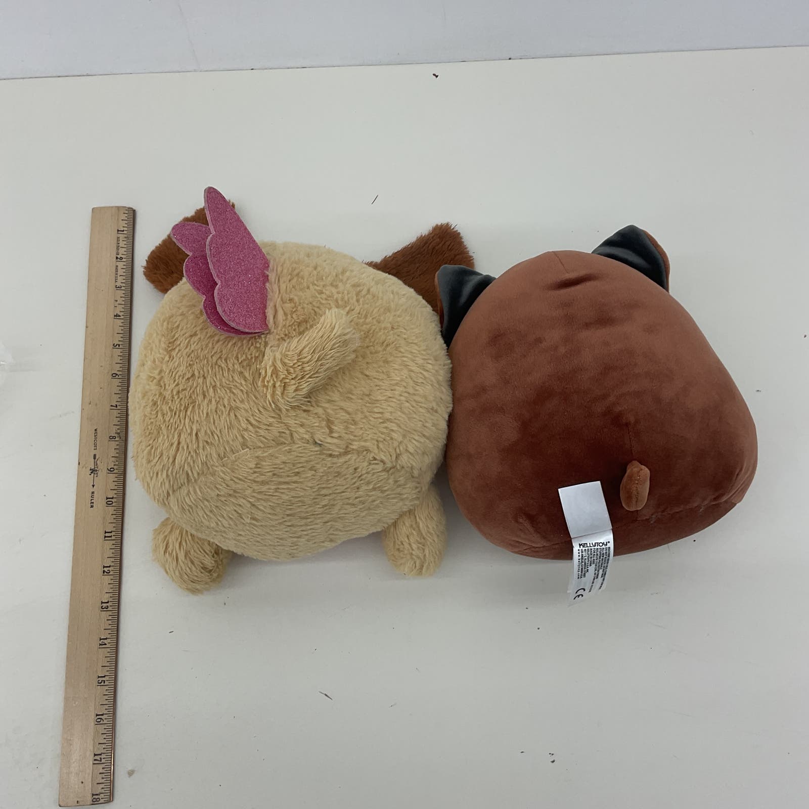 Squishmallows & Shimmeez Unicorn Brown Dog Soft Cuddy Pillow Plush Dolls - Warehouse Toys