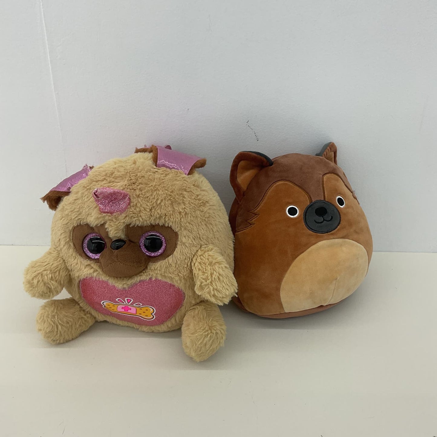 Squishmallows & Shimmeez Unicorn Brown Dog Soft Cuddy Pillow Plush Dolls - Warehouse Toys