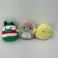 Squishmallows Yellow Green Pink Donkey Chic Stuffed Animal Toy Lot - Warehouse Toys