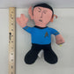 Star Trek Spock Captain Kirk Character Plush Dolls LOT of 2 Toys - Preowned - Warehouse Toys