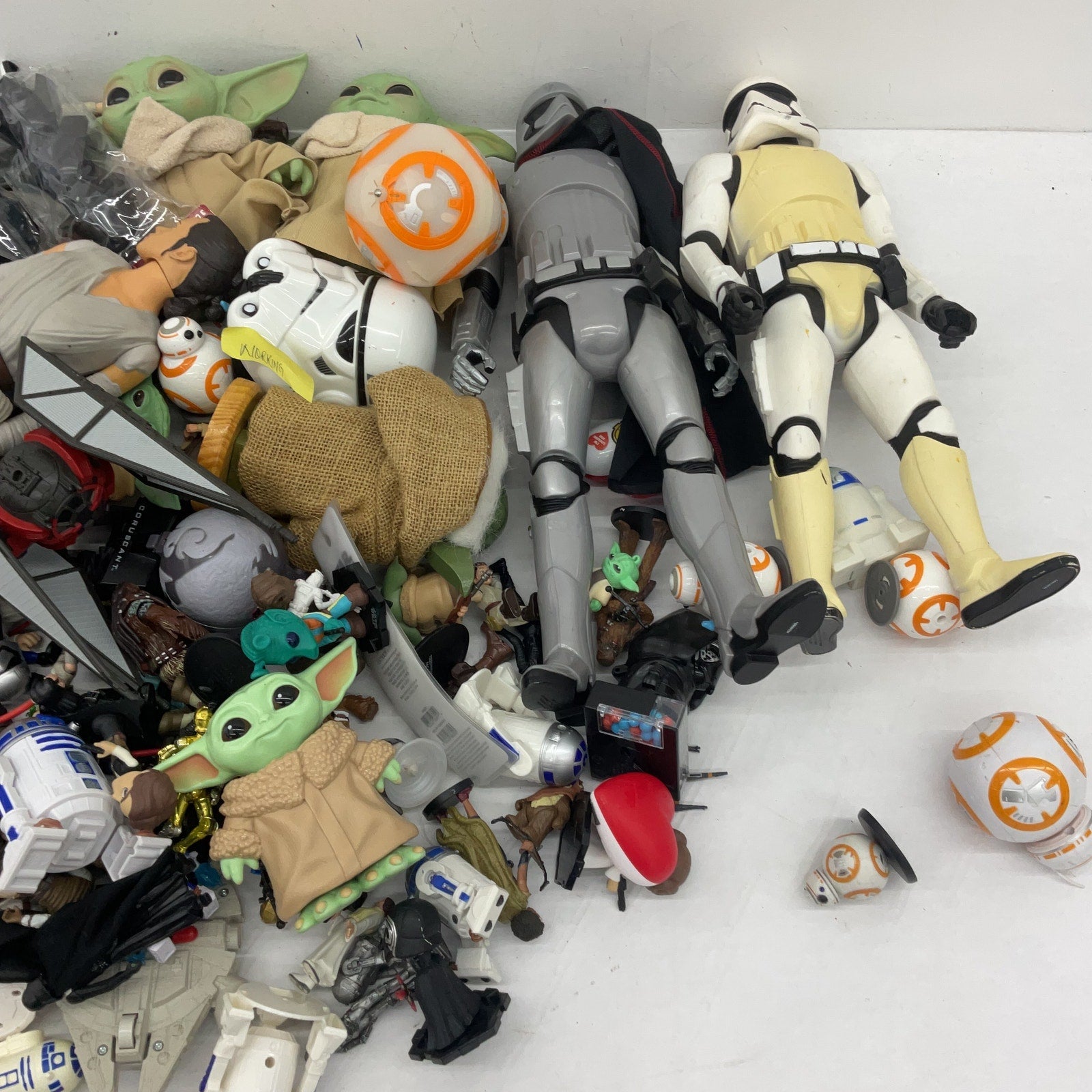 Star Wars Action Figure Collection HUGE 25 lbs!!! Storm Troopers BB8 Grogu Droid - Warehouse Toys