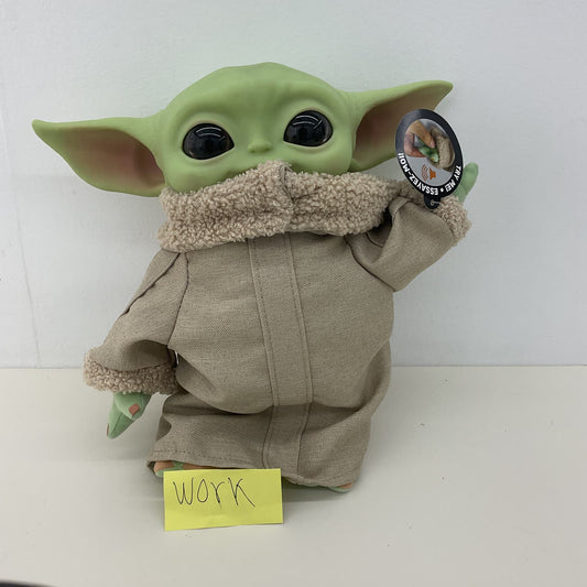 Star Wars Baby Grogu Yoda Mandalorian Plush Doll w/ Interactive Functions - Warehouse Toys