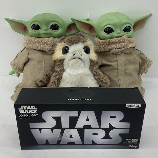 Star Wars Baby Yoda Grogu Action Figure and Plush Toy Lot - Warehouse Toys