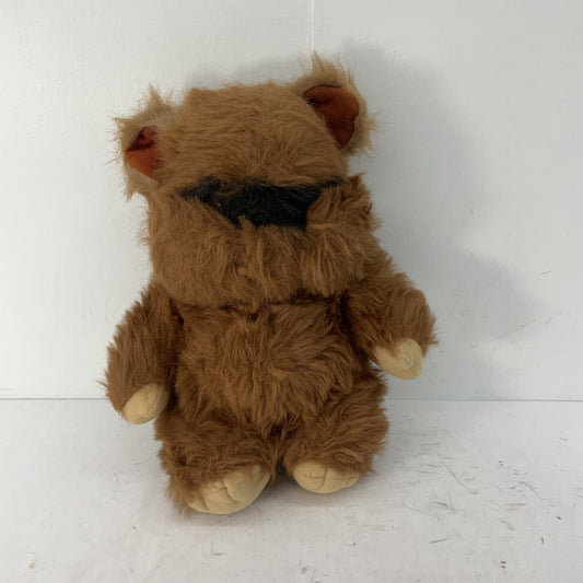 Star Wars Kenner Ewok Brown Stuffed Animal 80s ROTJ Plush - Warehouse Toys