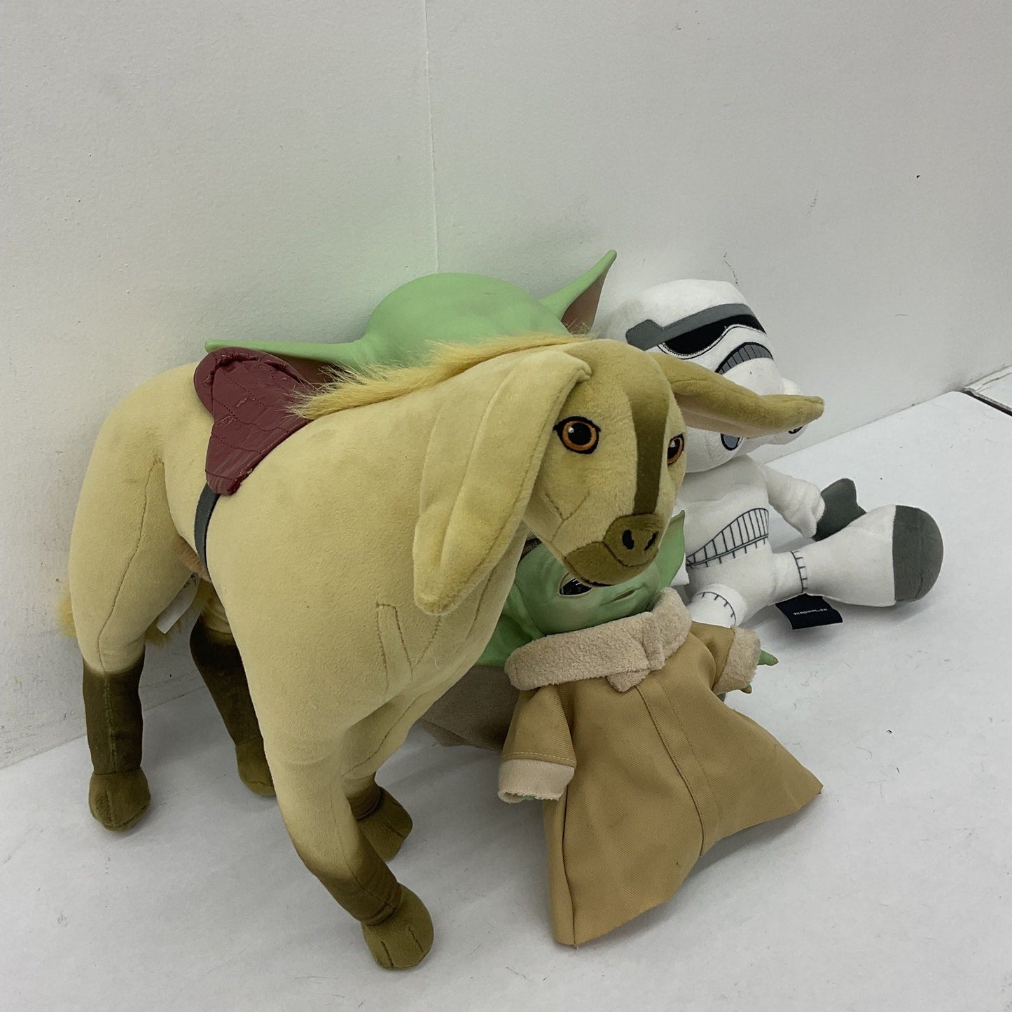 Star Wars Mix Stuffed Animals LOT Preowned 4 lbs Baby Grogu Stormtrooper Fathier - Warehouse Toys