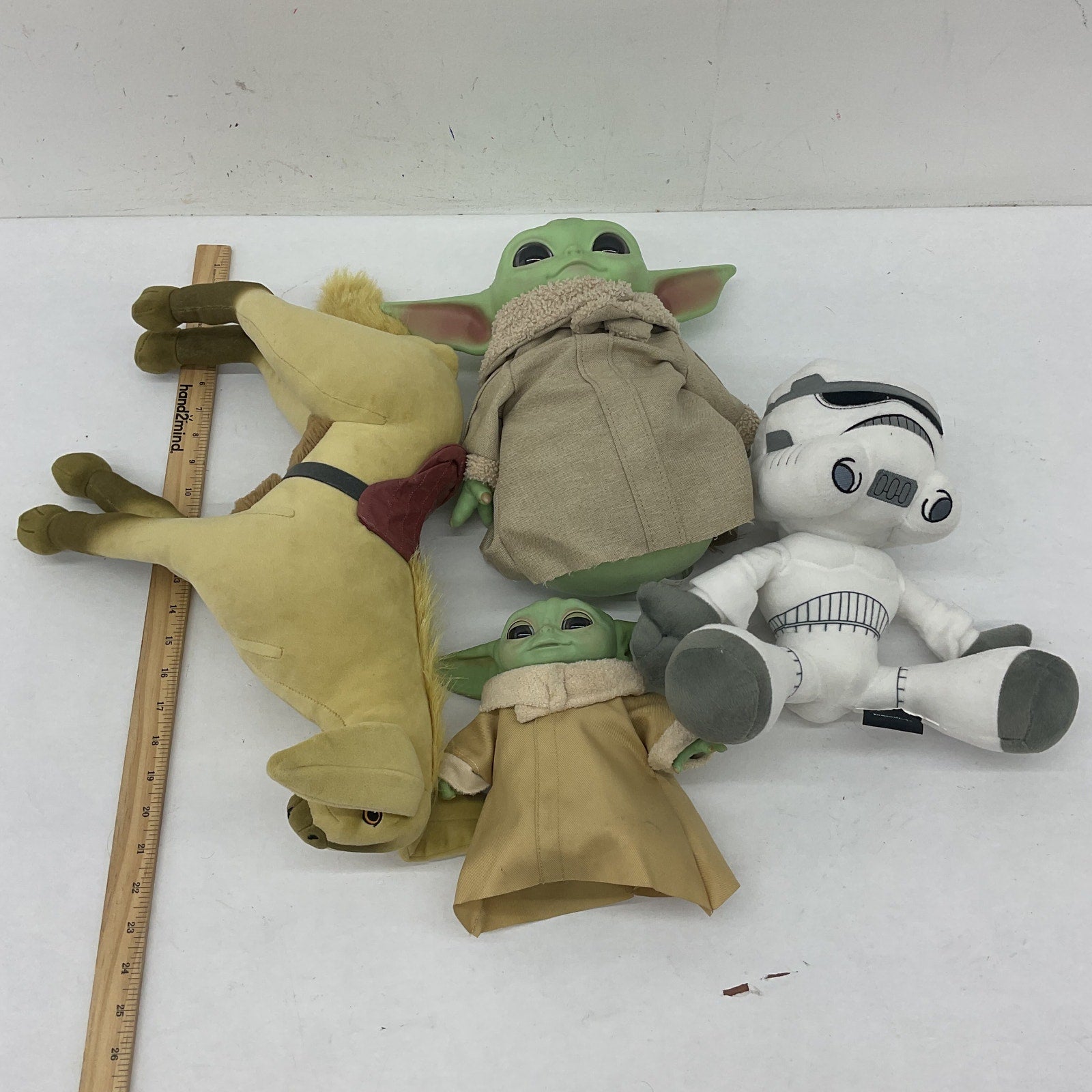 Star Wars Mix Stuffed Animals LOT Preowned 4 lbs Baby Grogu Stormtrooper Fathier - Warehouse Toys